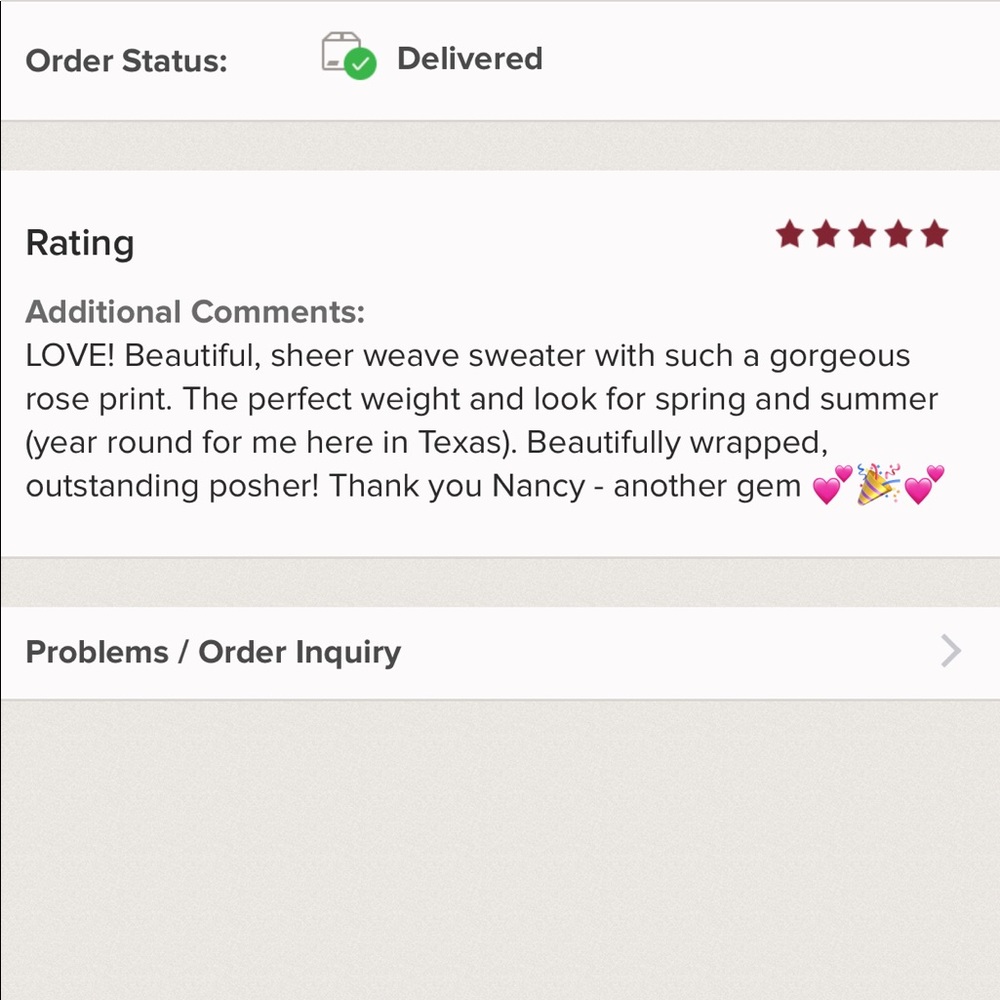 Last 2💗Ivory Rose spring top - Picture 2 of 8